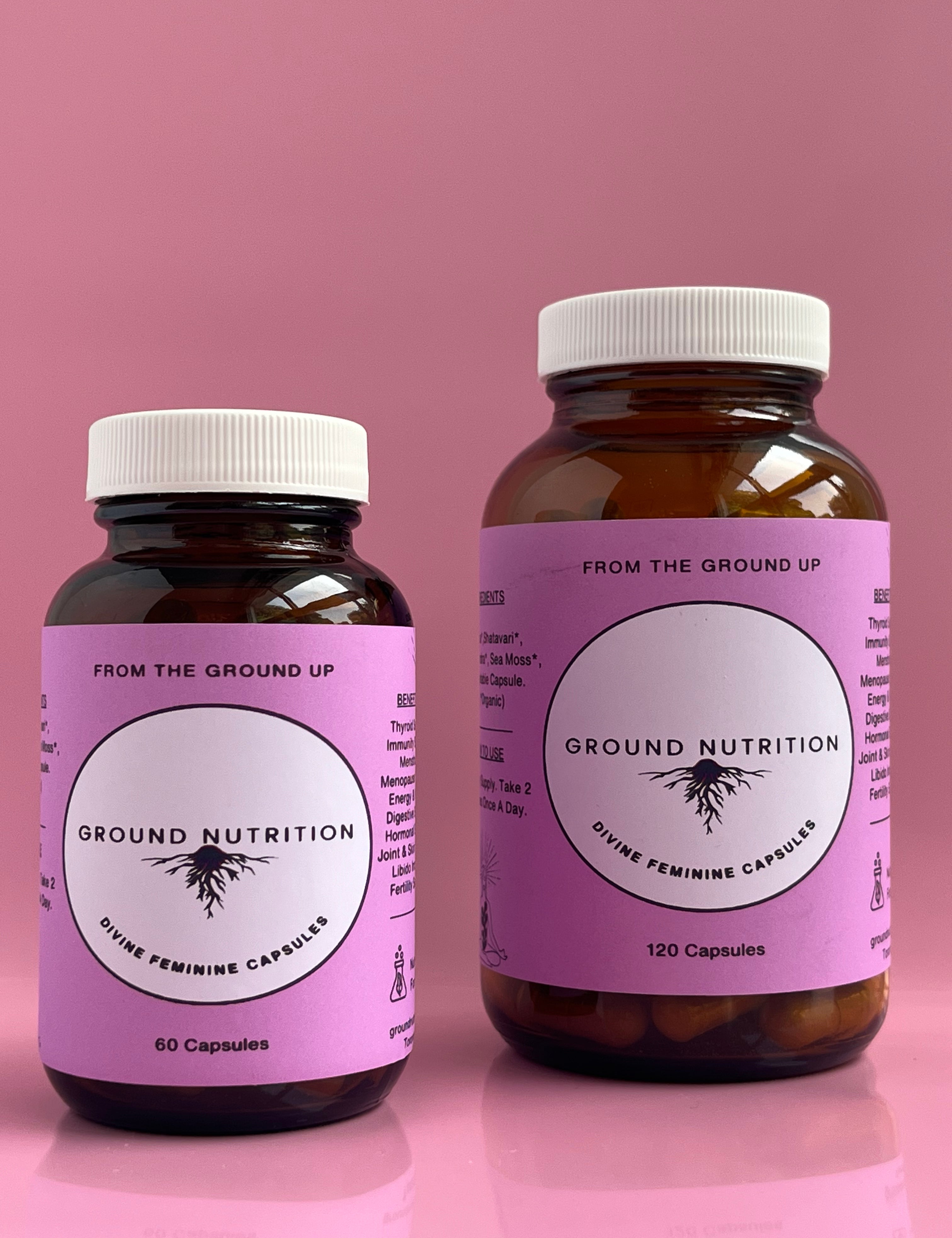 Hormone Balance Capsules | Divine Feminine Capsules | GROUND NUTRITION