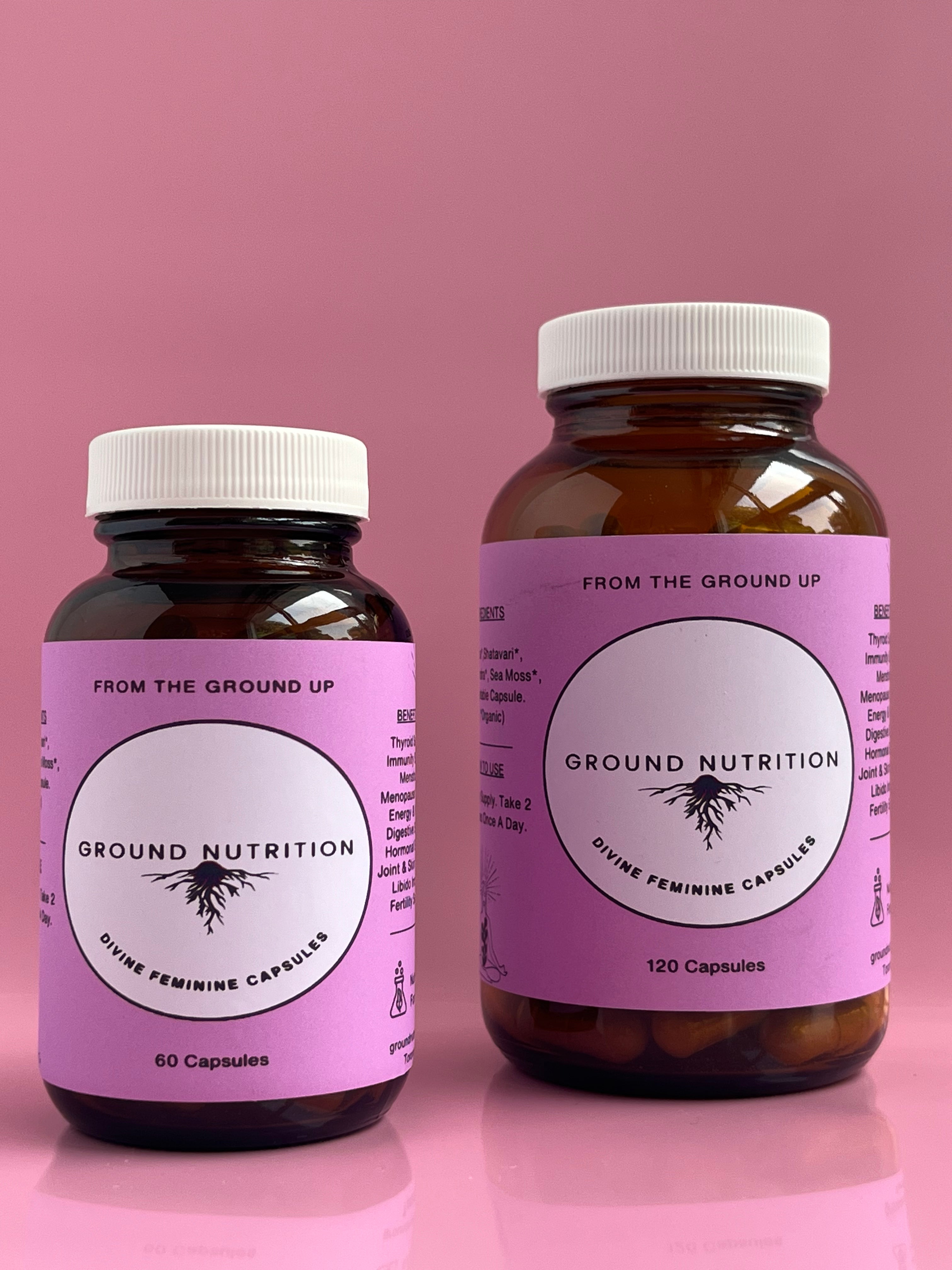 Hormone Balance Capsules | Divine Feminine Capsules | GROUND NUTRITION