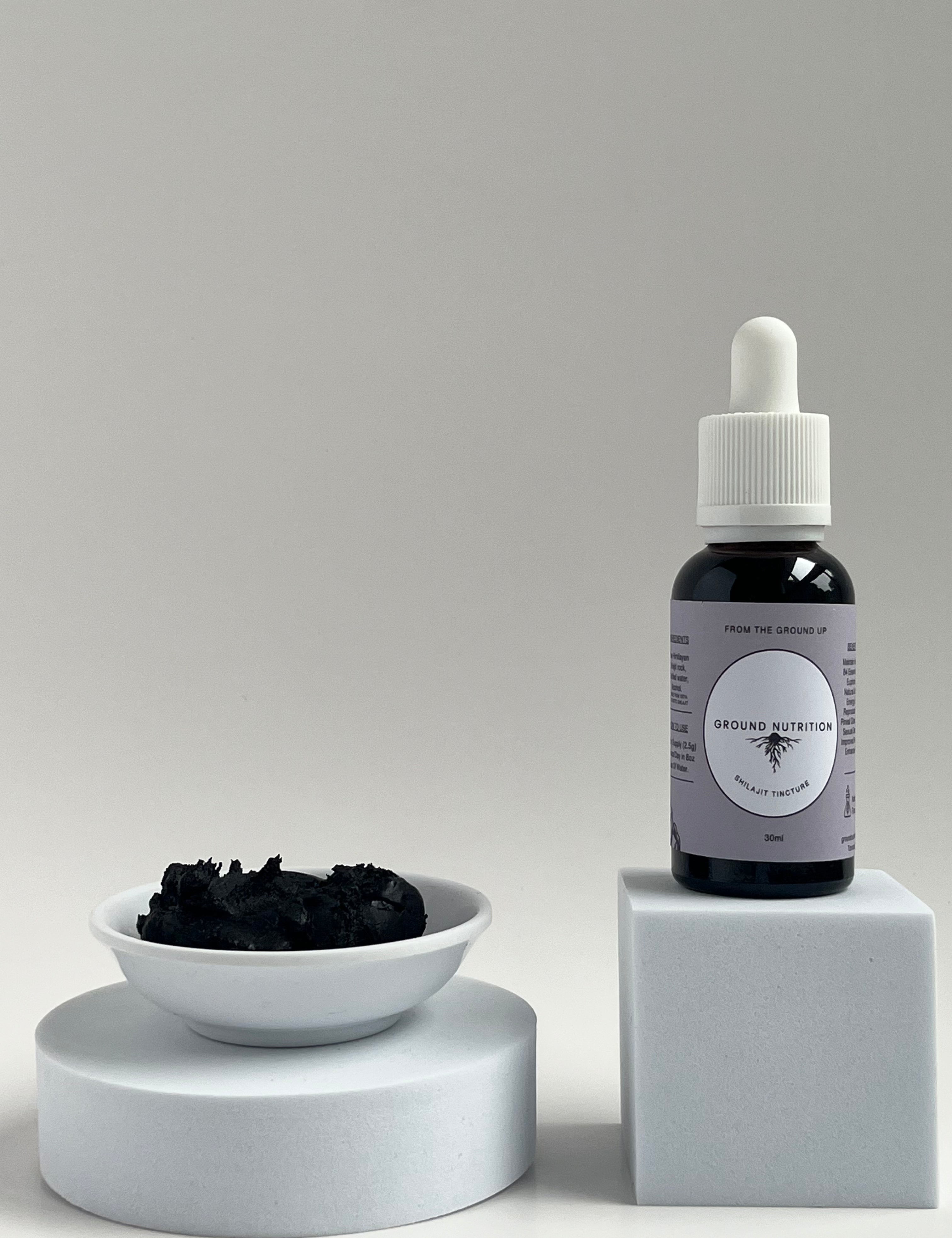 Shilajit Liquid Tincture | Wellness Booster | GROUND NUTRITION